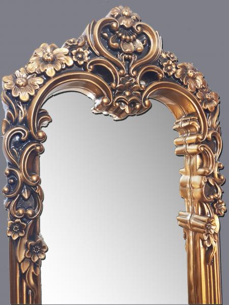 Groß, Gold verzierter Spiegel, GROß, Kunststoff, Hollywood, Regency,  Verzierte Bordüre, Wanddekor, Gold Spiegel, Wandbehang, Vintage/antik, -  .de