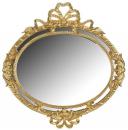 Wandspiegel Rund Gold Barock Jugendstil 52x50 Badspiegel Antik Flurspiegel